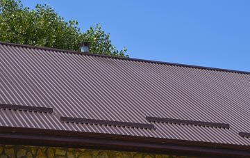 typical Dun Colbost corrugated roof uses