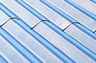 Dun Colbost corrugated roofing