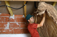 Dun Colbost tapered roof insulation